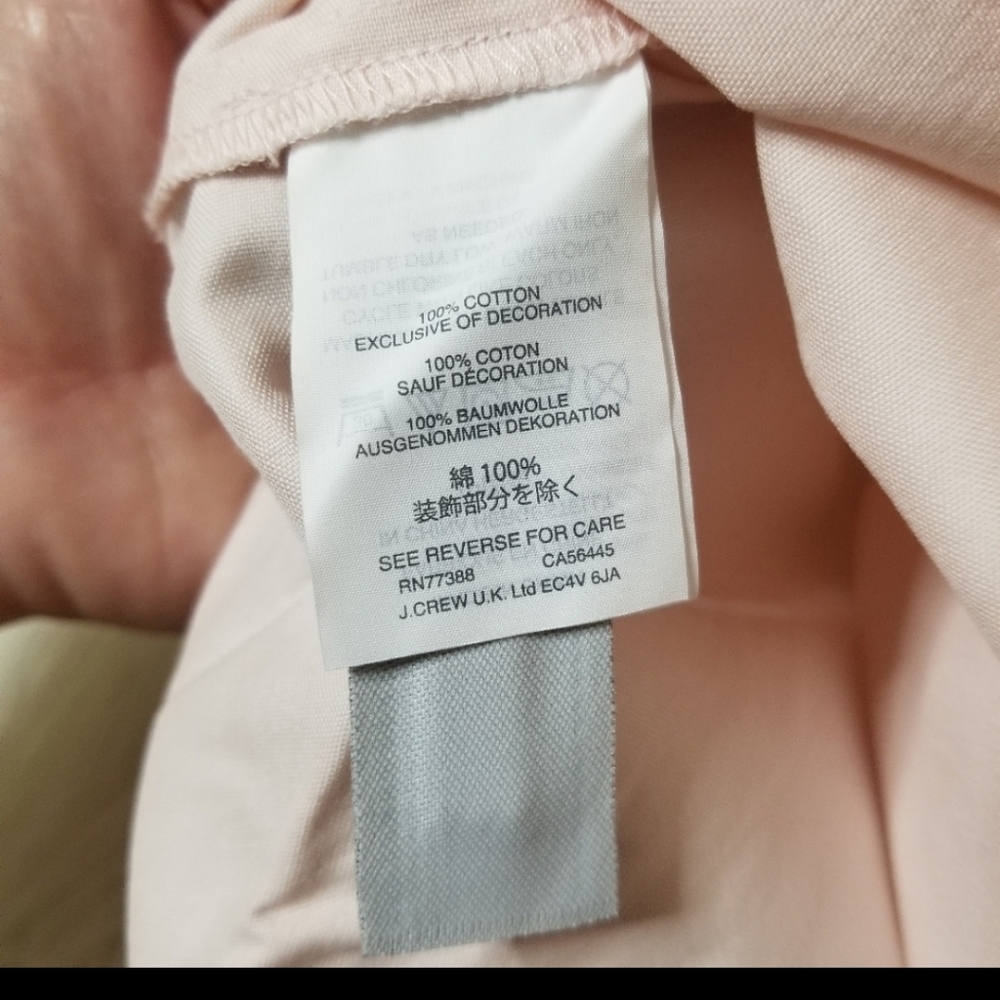 🥳HP🥳 J. Crew Pink Red EmbroideSleeveless Top - Picture 8 of 8